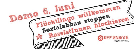 6. Juni: Wir fahren gemeinsam zur Demo gegen den Aufmarsch der Identitären!