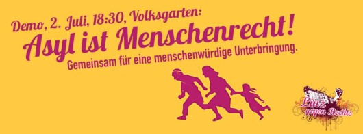 Demo: Asyl ist Menschenrecht – Gemeinsam für eine menschenwürdige Unterbringung!